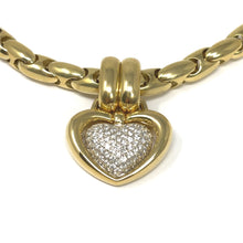 Load image into Gallery viewer, 18K Chimento Diamond Heart Necklace