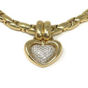 18K Chimento Diamond Heart Necklace