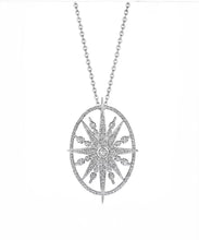 Load image into Gallery viewer, 18K Penny Preville Diamond Starburst Necklace