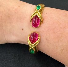 Load image into Gallery viewer, 18K Roberto Legnazzi Tourmaline Bracelet