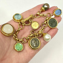 Load image into Gallery viewer, 19K Elizabeth Locke Charm Bracelet