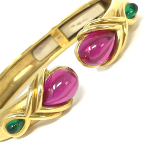 18K Roberto Legnazzi Tourmaline Bracelet