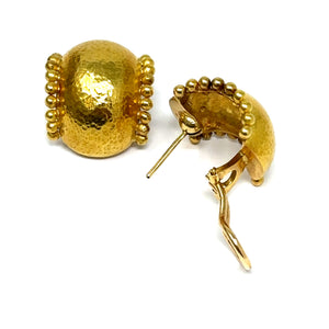 19K Elizabeth Locke Trivoli Earrings