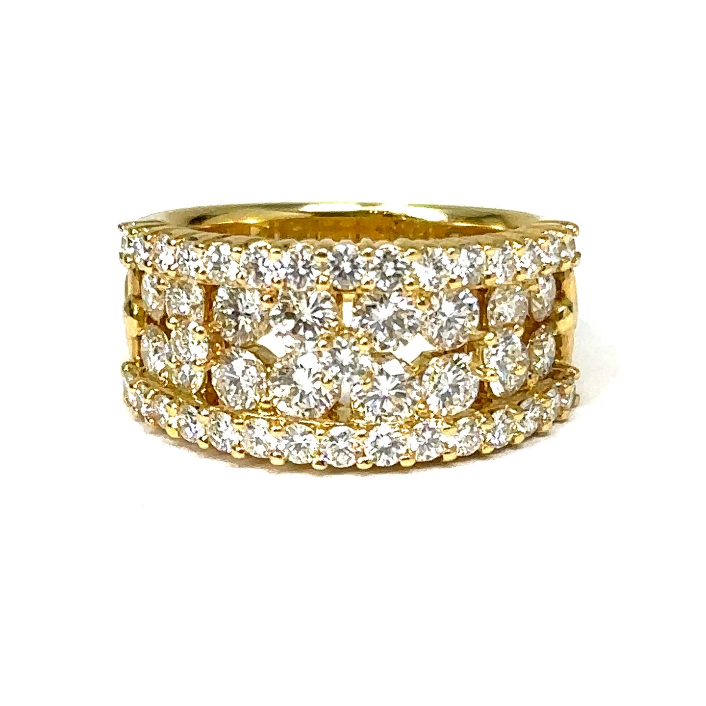 18K Diamond Band