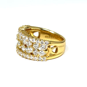 18K Diamond Band