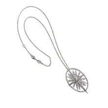 Load image into Gallery viewer, 18K Penny Preville Diamond Starburst Necklace