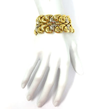 Load image into Gallery viewer, 18K Italian Reversible Bracelet