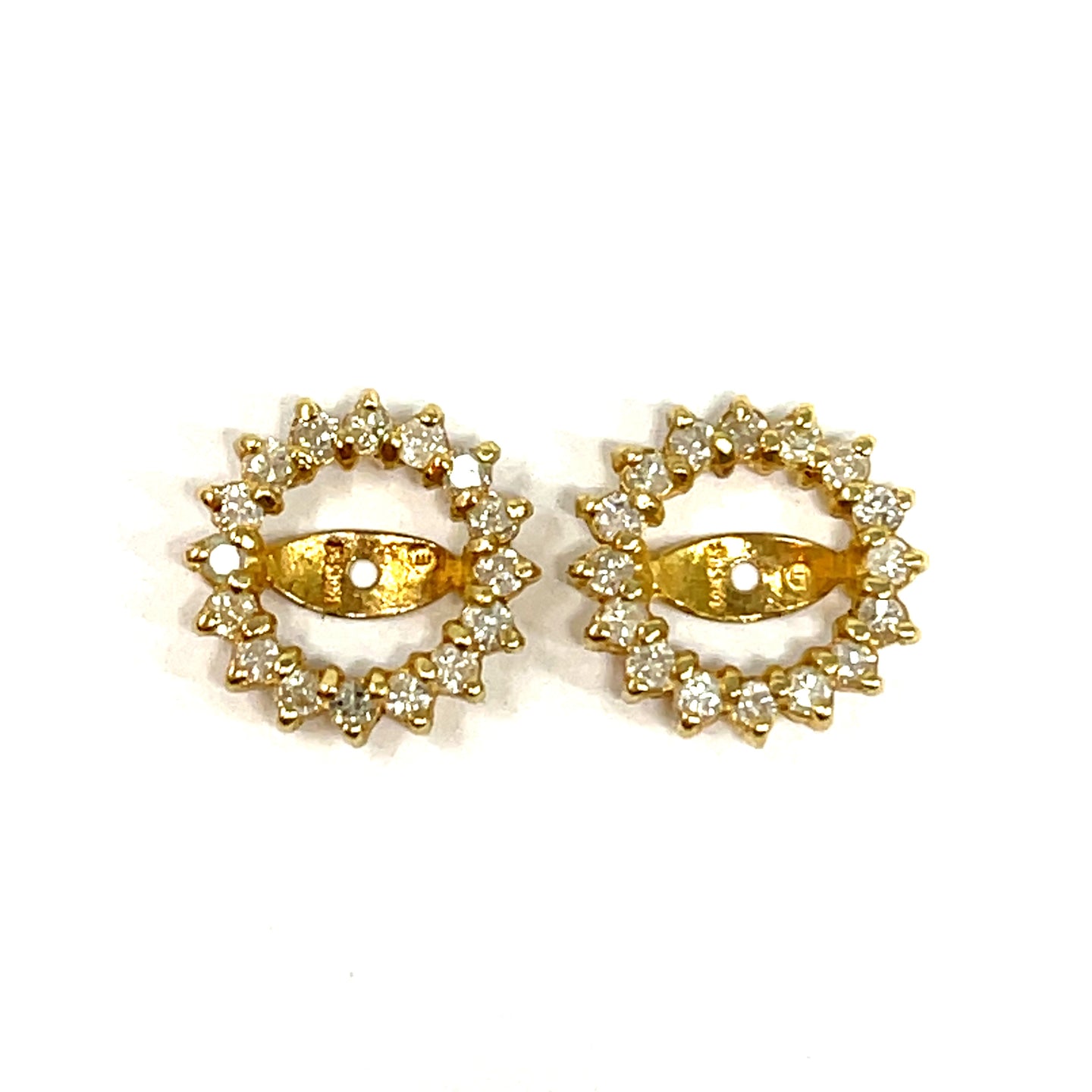 14K Diamond Earring Jackets