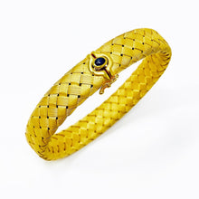 Load image into Gallery viewer, 18K Roberto Coin Large Woven Silk Flexible Bracelet