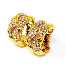 Load image into Gallery viewer, 18K Chopard Diamond Casmir Earrings MSRP $16,500