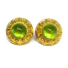 Load image into Gallery viewer, 19K Elizabeth Locke Peridot Earrings