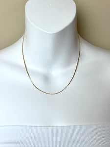 14K Anchor Chain Necklace