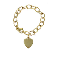 Load image into Gallery viewer, 14K Heart Charm Bracelet