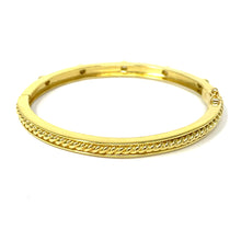 Load image into Gallery viewer, 14K Bezel Set Diamond Bangle