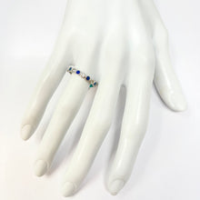 Load image into Gallery viewer, 14K Effy Bezel Set Sapphire And Diamond Ring MSRP $1699