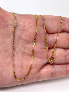 14K Anchor Chain Necklace