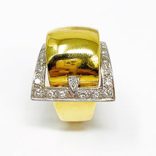 Load image into Gallery viewer, 18K Diamond Buckle Ring