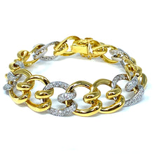 Load image into Gallery viewer, 18K Diamond Fancy Link Bracelet