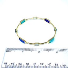 Load image into Gallery viewer, 18K Ippolita Rock Candy Gelato 8 Stone Bangle MSRP $3295