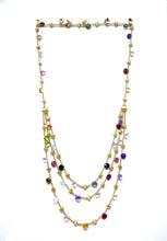 Load image into Gallery viewer, 18K Marco Bicego Paradise Three Strand Necklace MSRP $5700