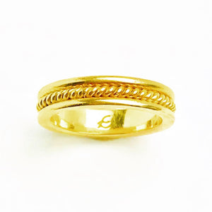 18k Gold Elizabeth Locke Ring