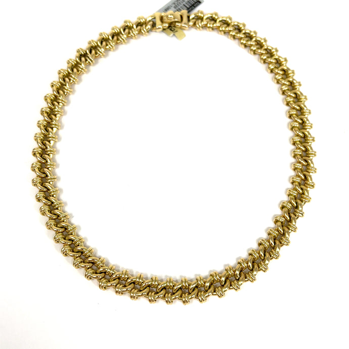 14K Yellow Gold Italian Necklace