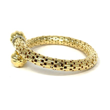 Load image into Gallery viewer, 14K Italian Bypass Bangle