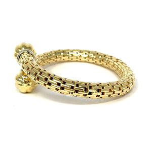 14K Italian Bypass Bangle