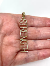 Load image into Gallery viewer, 14K Diamond STRENGTH Pendant