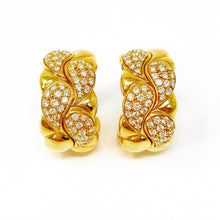 Load image into Gallery viewer, 18K Chopard Diamond Casmir Earrings MSRP $16,500