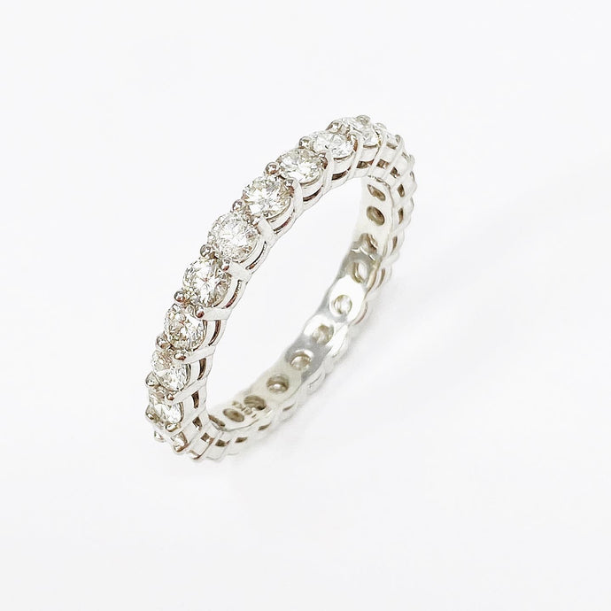 18K 2.25 Carat Diamond Eternity Ring