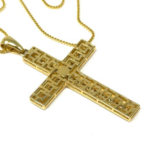 Load image into Gallery viewer, 14K Large Effy Diamond Cross Necklace MSRP $7499