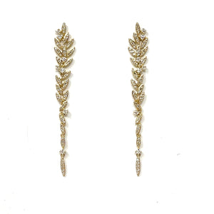 14k Effy Diamond Drop Earrings