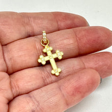 Load image into Gallery viewer, 14K Diamond Cross Pendant