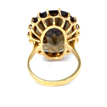 Load image into Gallery viewer, 14K Vintage Smokey Quartz Ring