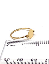 Load image into Gallery viewer, 14k Gold Disc Ring