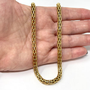 14K Italian Mesh Necklace