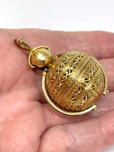 Load image into Gallery viewer, 18k Gold Ball Accordion Locket