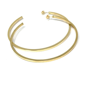 14K Large Hoop Earrings