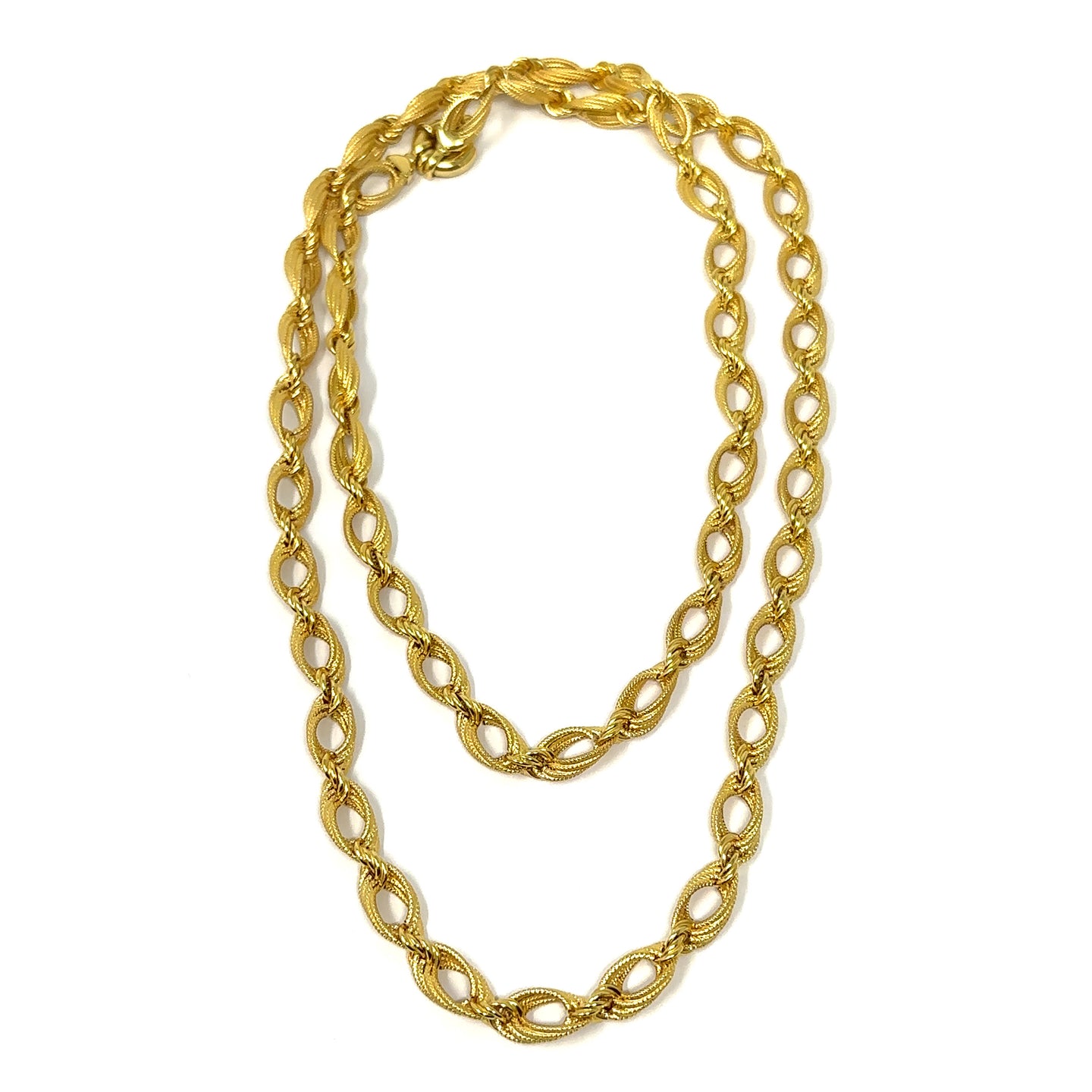 14K Fancy Italian Necklace 36”