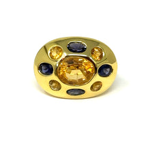 Load image into Gallery viewer, 18K Citrine And Iolite Ring