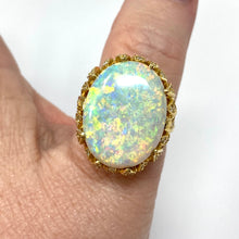 Load image into Gallery viewer, 14k Opal And Diamond Ring