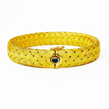 Load image into Gallery viewer, 18K Roberto Coin Large Woven Silk Flexible Bracelet