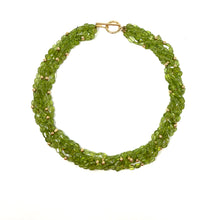 Load image into Gallery viewer, 14K Zoe B Multi Strand Peridot Necklace