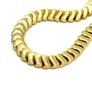 14K Italian Snake Scale Bracelet