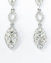 Load image into Gallery viewer, 14K Diamond Drop Earrings