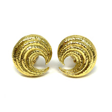 Load image into Gallery viewer, 18K David Webb Concentric Crescent Earrings