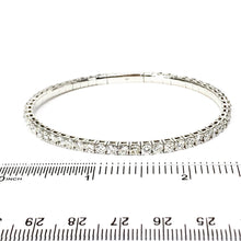 Load image into Gallery viewer, 14k Flexible Diamond Tennis Bangle