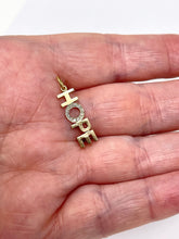 Load image into Gallery viewer, 14K Diamond Hope Pendant