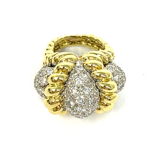 18K Diamond Statement Ring